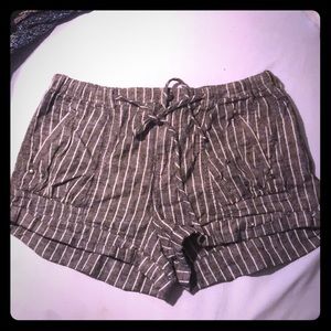 Pinstripe Shorts
